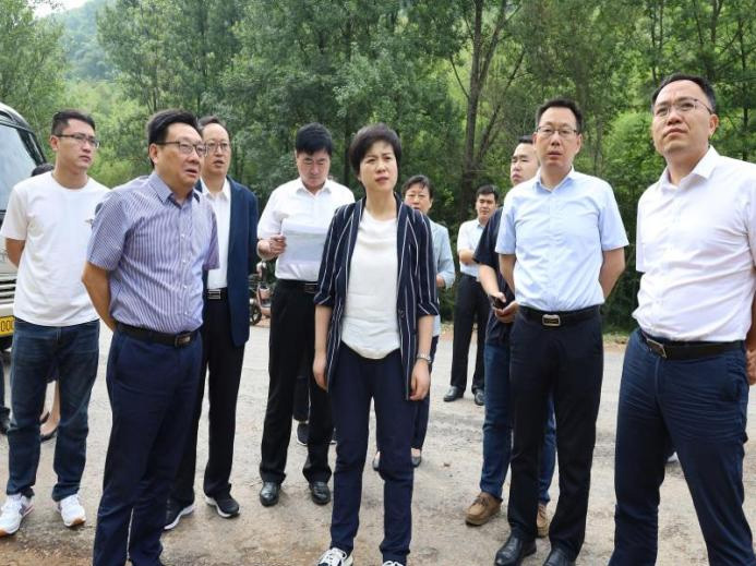 南谯区代理区长王莹调研江淮分水岭风景道建设项目